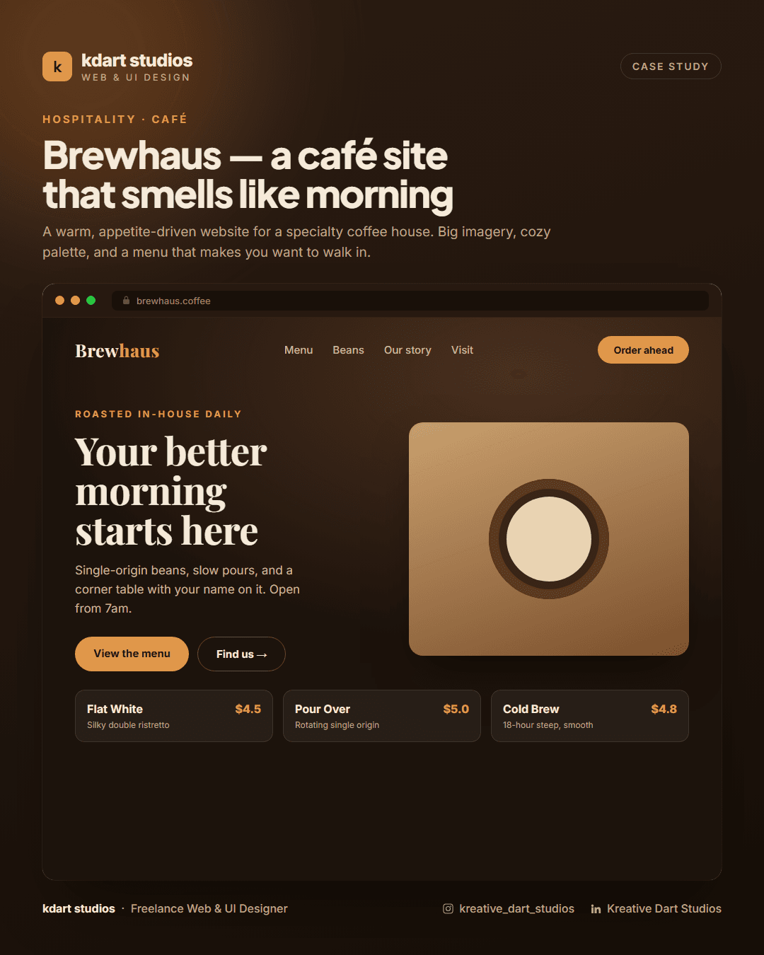 Brewhaus - Website & Ordering by KDart Studios